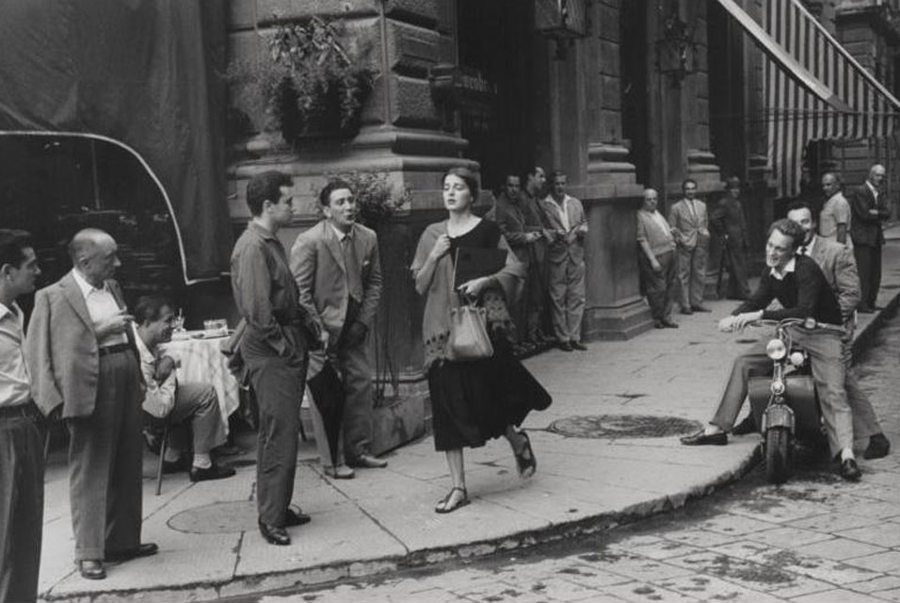 Ruth Orkin, An American Girl in Italy, mural-sized gelatin sliver print, 1951